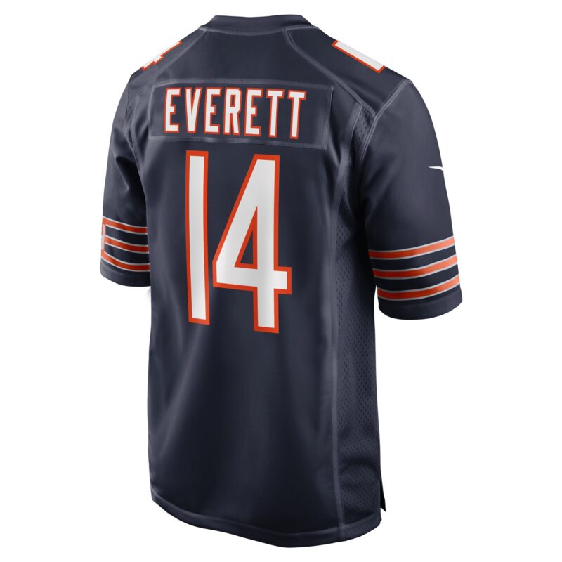 Gerald Everett Chicago Bears Game Jersey - Navy - Image 3