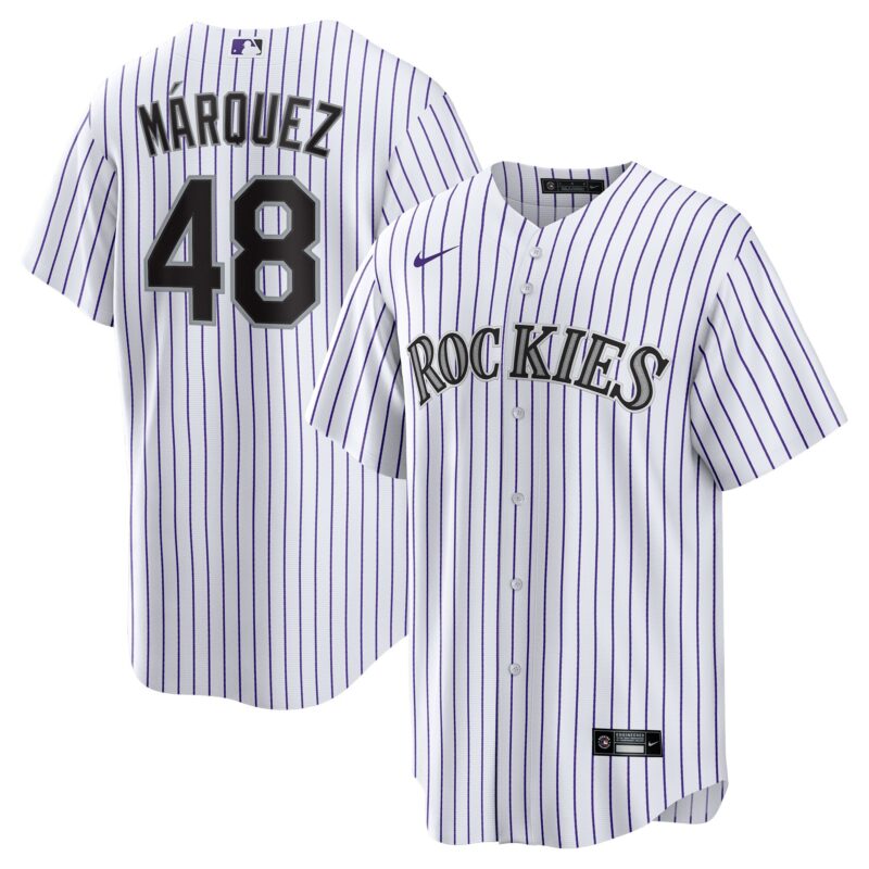 Germán Márquez Colorado Rockies Home Player Jersey - White