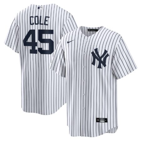Gerrit Cole New York Yankees Home Player Name Jersey - White