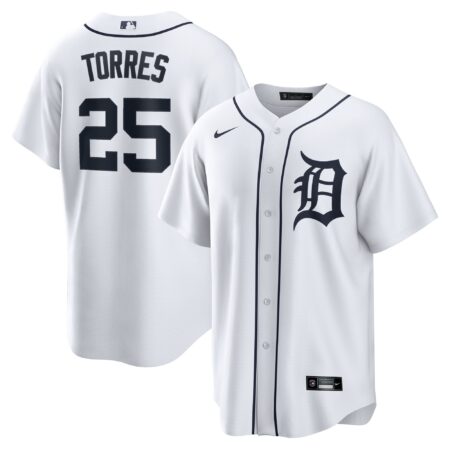 Gleyber Torres Detroit Tigers Home Jersey - White