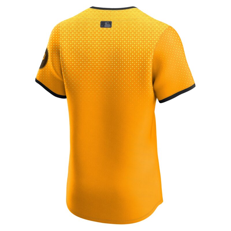 Pittsburgh Pirates City Connect Elite Jersey - Gold - Image 3