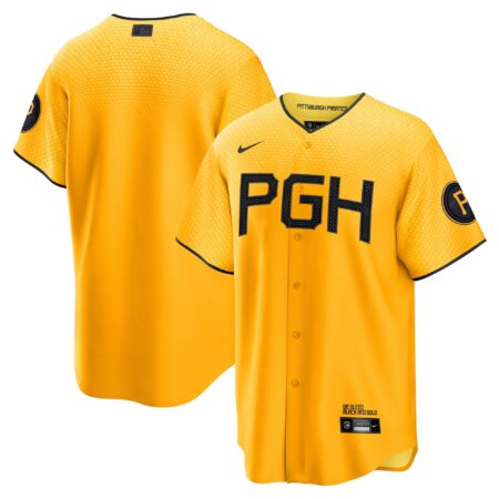 Pittsburgh Pirates City Connect Jersey - Gold