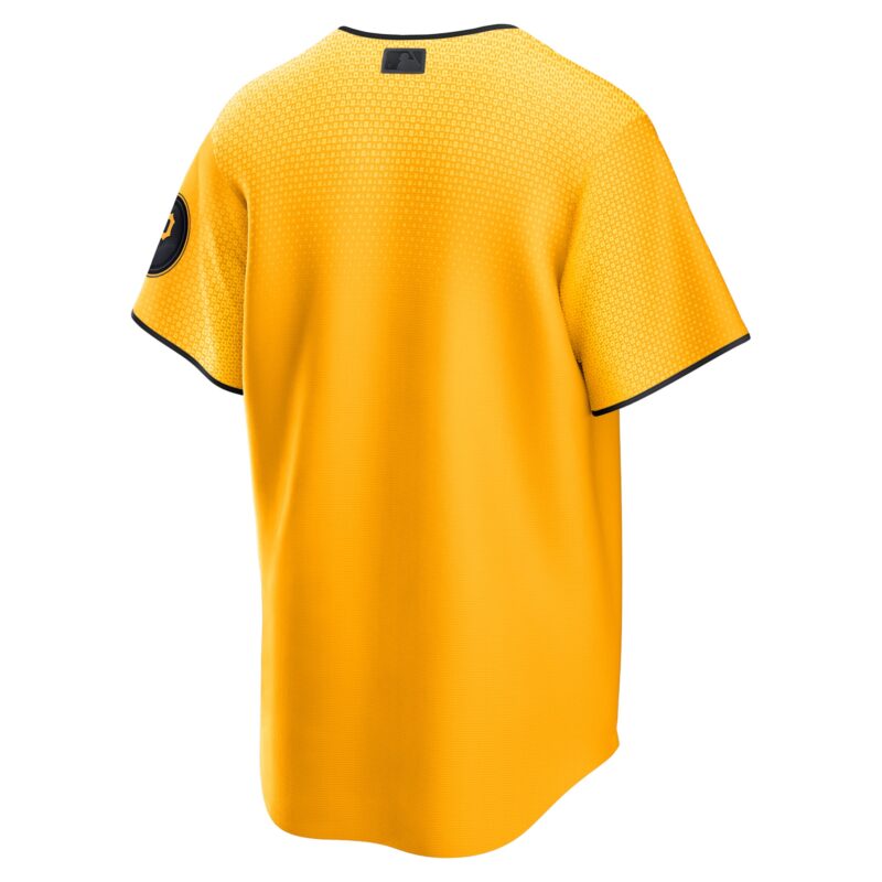 Pittsburgh Pirates City Connect Jersey - Gold - Image 3