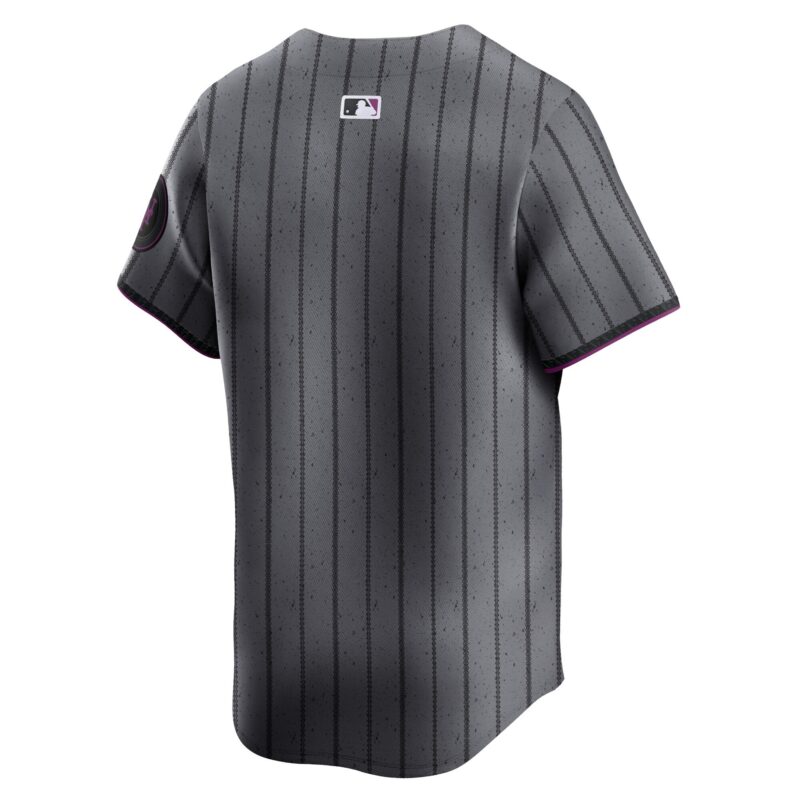 New York Mets 2024 City Connect Limited Jersey - Graphite - Image 3