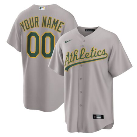 Athletics Away Custom 2.0 Jersey - Gray