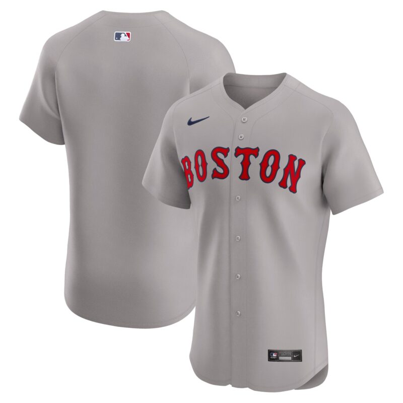 Boston Red Sox Road Elite Jersey - Gray