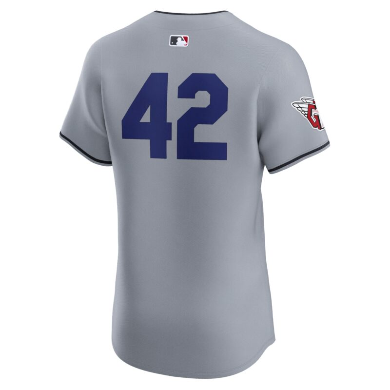 Cleveland Guardians Road 2024 Jackie Robinson Day Elite Jersey - Gray - Image 3
