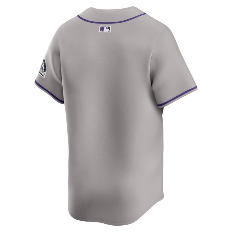 Colorado Rockies Road Limited Jersey - Gray - Image 3