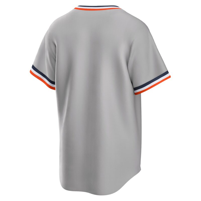 Detroit Tigers Road Cooperstown Collection Team Jersey - Gray - Image 3