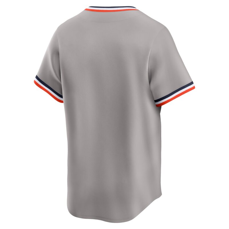 Detroit Tigers Throwback Cooperstown Collection Limited Jersey - Gray - Image 3