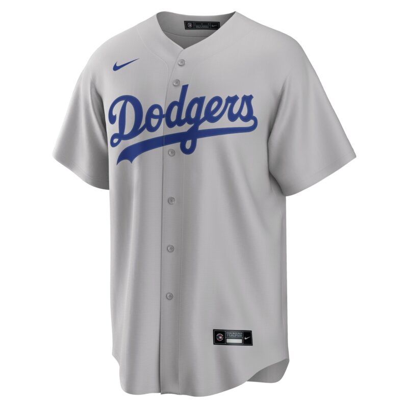 Los Angeles Dodgers Alternate Team Jersey - Gray - Image 2