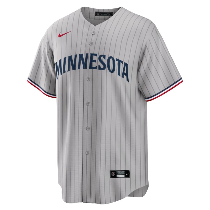 Minnesota Twins Road Team Jersey - Gray - Image 2
