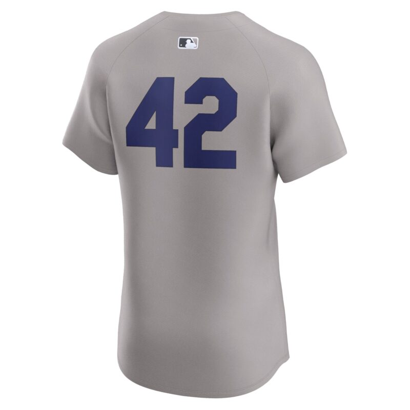 New York Yankees Road 2024 Jackie Robinson Day Elite Jersey - Gray - Image 3