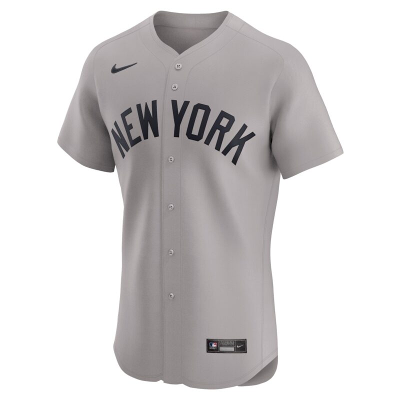 New York Yankees Road Elite Jersey - Gray - Image 2