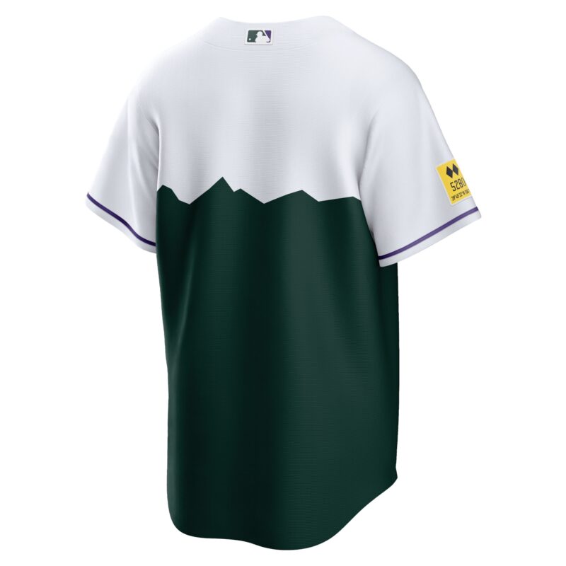 Colorado Rockies City Connect Team Jersey - Green - Image 3