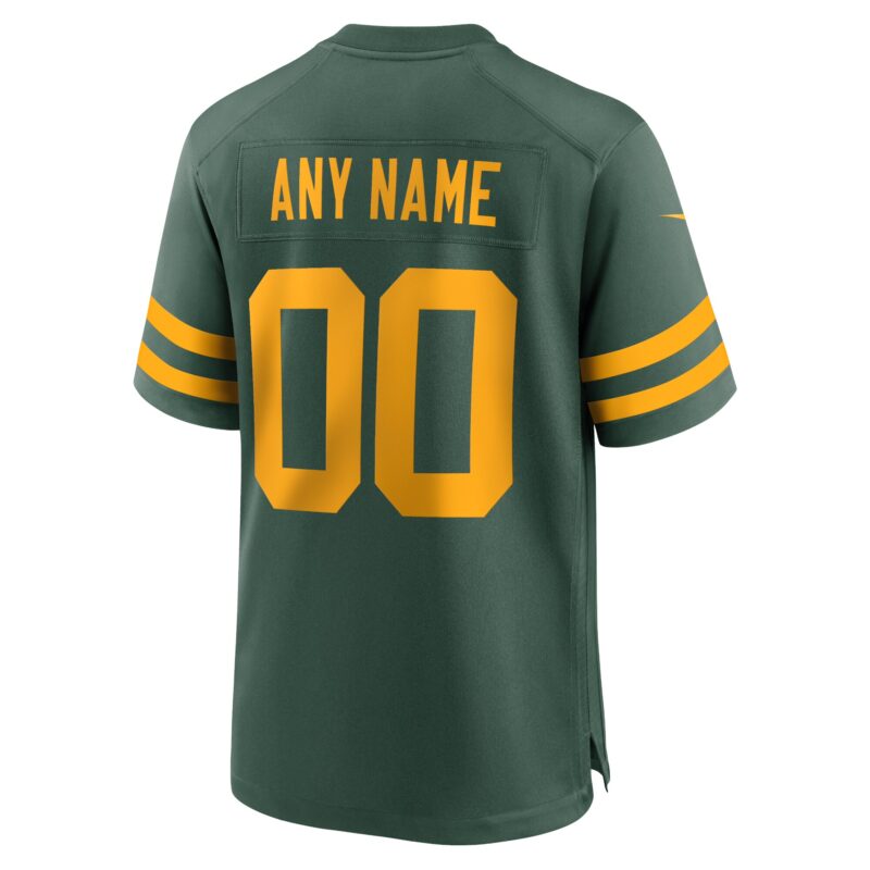 Green Bay Packers Alternate Custom Jersey - Green - Image 3