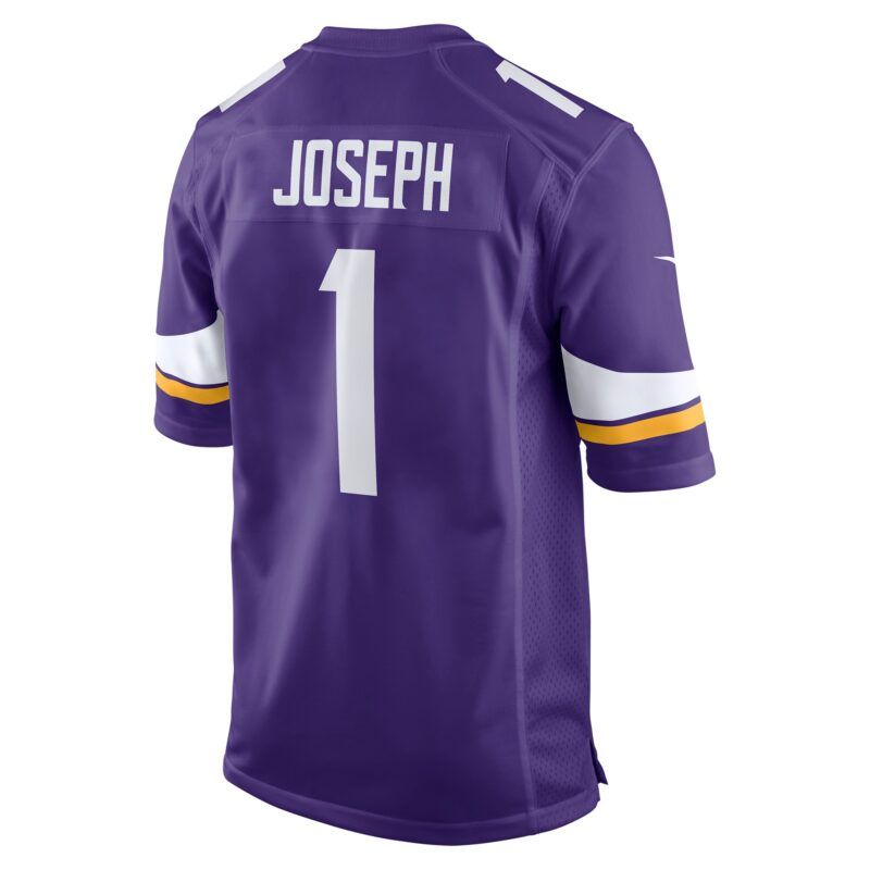 Greg Joseph Minnesota Vikings Game Jersey - Purple - Image 3