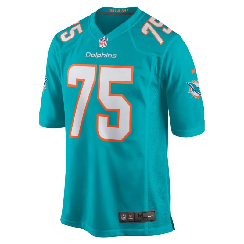 Greg Little Miami Dolphins Game Jersey - Aqua - Image 2