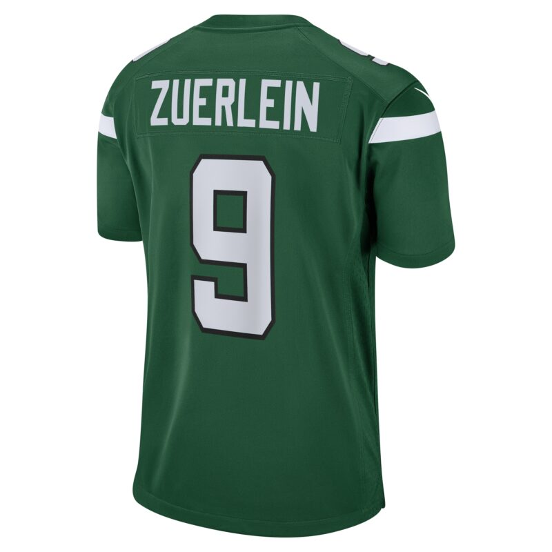 Greg Zuerlein New York Jets Team Game Jersey - Gotham Green - Image 3