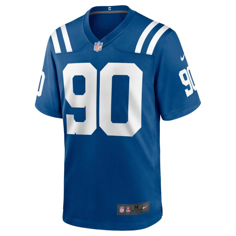 Grover Stewart Indianapolis Colts Game Jersey - Royal - Image 2
