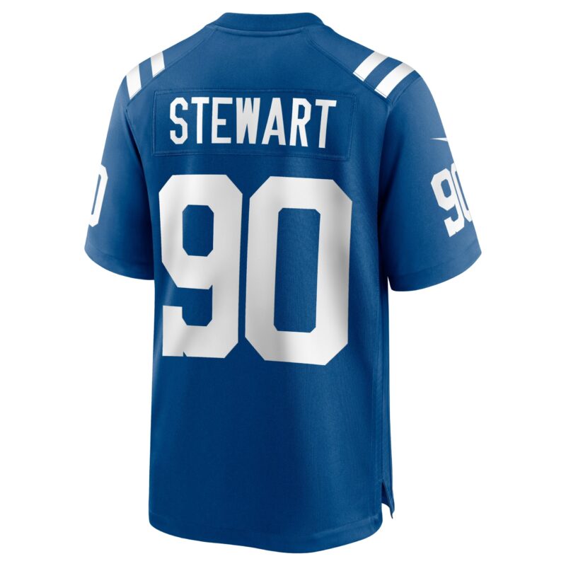 Grover Stewart Indianapolis Colts Game Jersey - Royal - Image 3