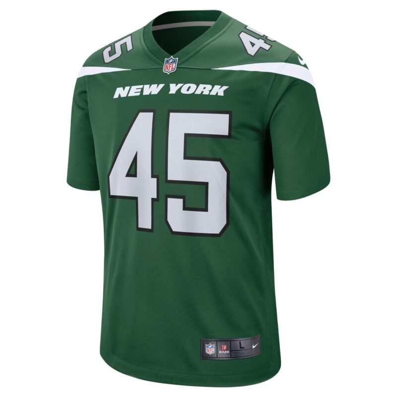 Hamsah Nasirildeen New York Jets Game Jersey - Gotham Green - Image 2
