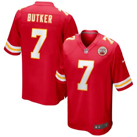 Harrison Butker Kansas City Chiefs Game Jersey - Red
