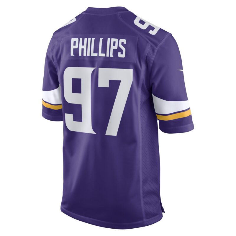 Harrison Phillips Minnesota Vikings Game Player Jersey - Purple - Image 3