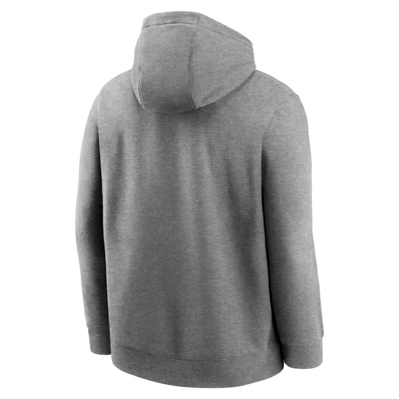 Kansas City Royals 2024 Baseball Postseason Lockup Club Fleece Pullover Hoodie - Heather Charcoal - Image 3