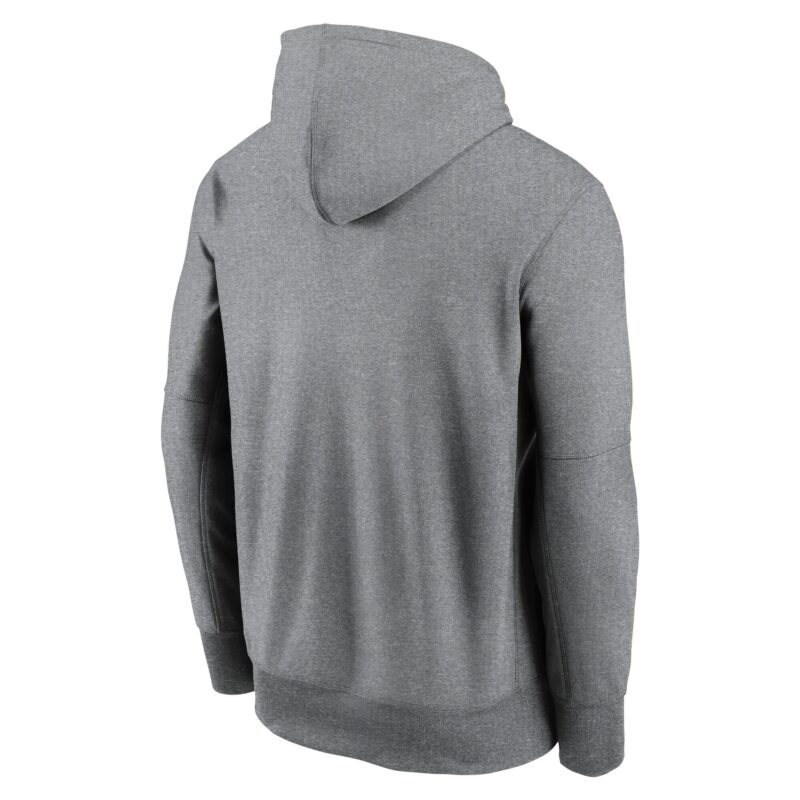 St. Louis Cardinals Therma Fleece Pullover Hoodie - Heather Charcoal - Image 3