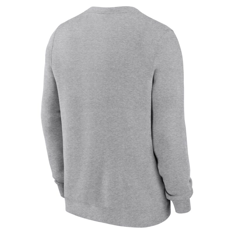 New York Yankees Pullover Sweatshirt - Heather Gray - Image 3