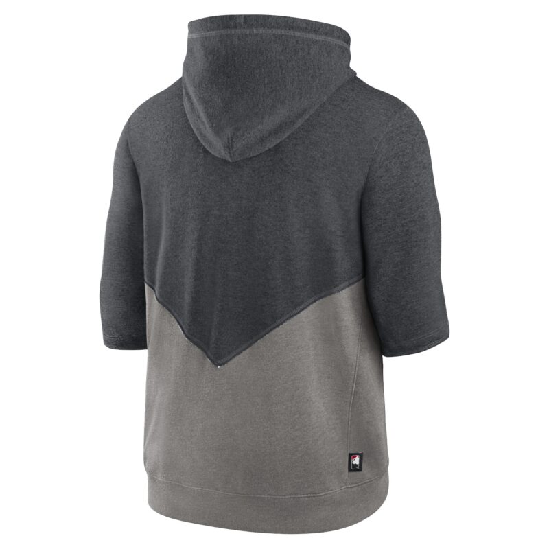 Toronto Blue Jays 2023 Postseason Collection Flux Three-Quarter Sleeve Pullover Hoodie – Heather Gray - Image 3