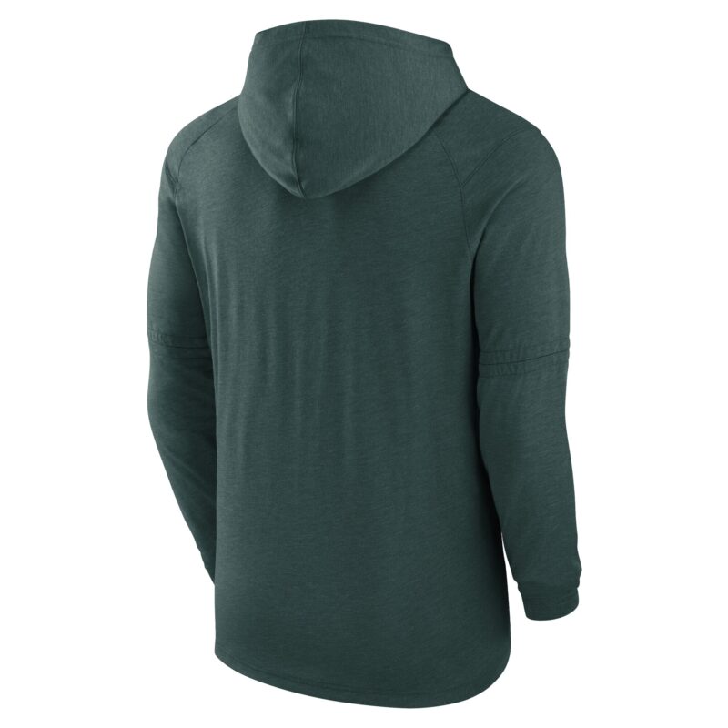 Athletics Collection Tri-Blend Performance Pullover Hoodie - Heather Green - Image 3