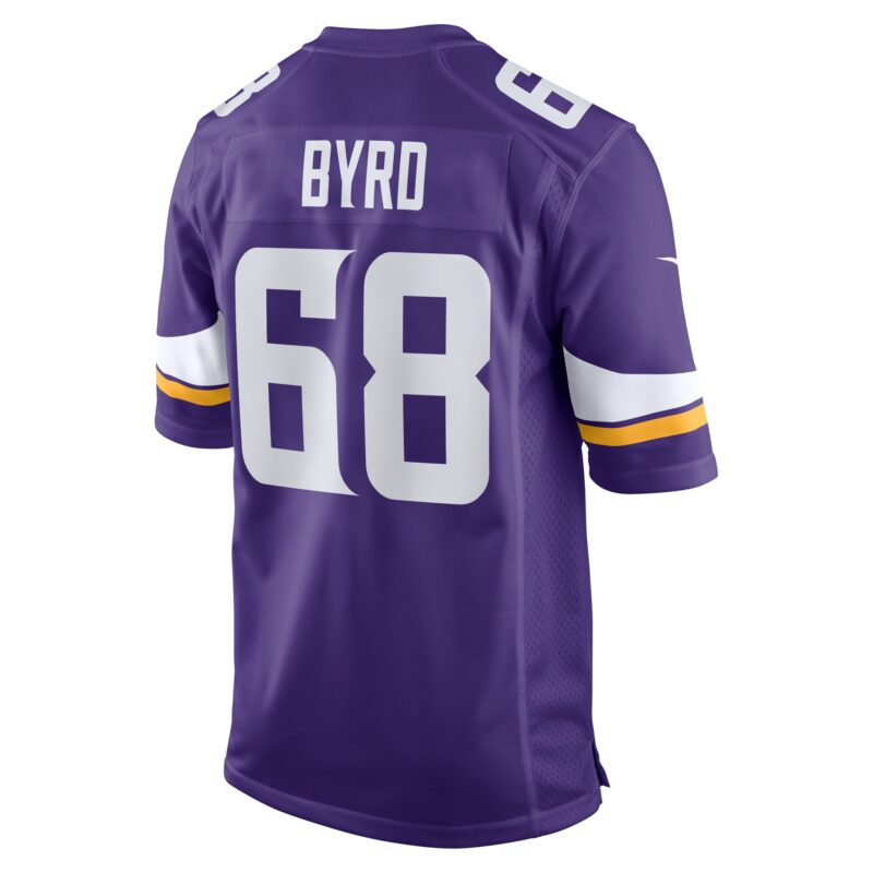 Henry Byrd Minnesota Vikings Team Game Jersey - Purple - Image 3