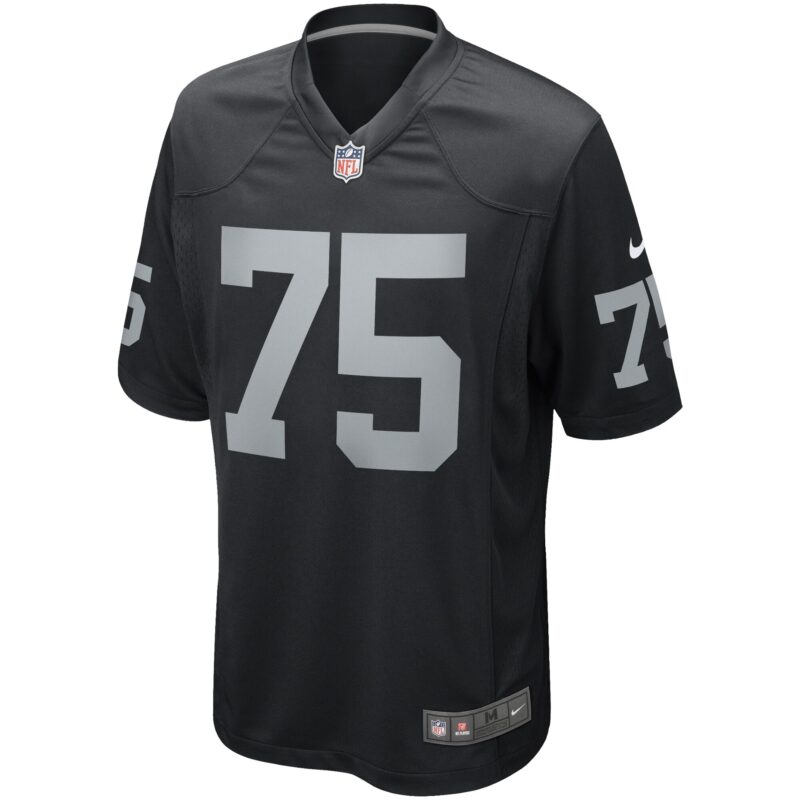 Howie Long Las Vegas Raiders Game Retired Player Jersey - Black - Image 2