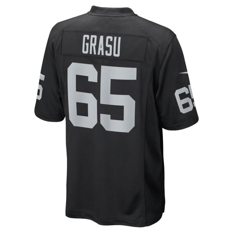Hroniss Grasu Las Vegas Raiders Game Player Jersey - Black - Image 3