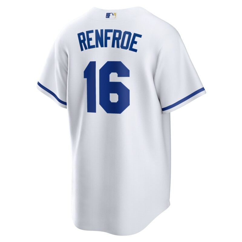 Hunter Renfroe Kansas City Royals Home Jersey - White - Image 3