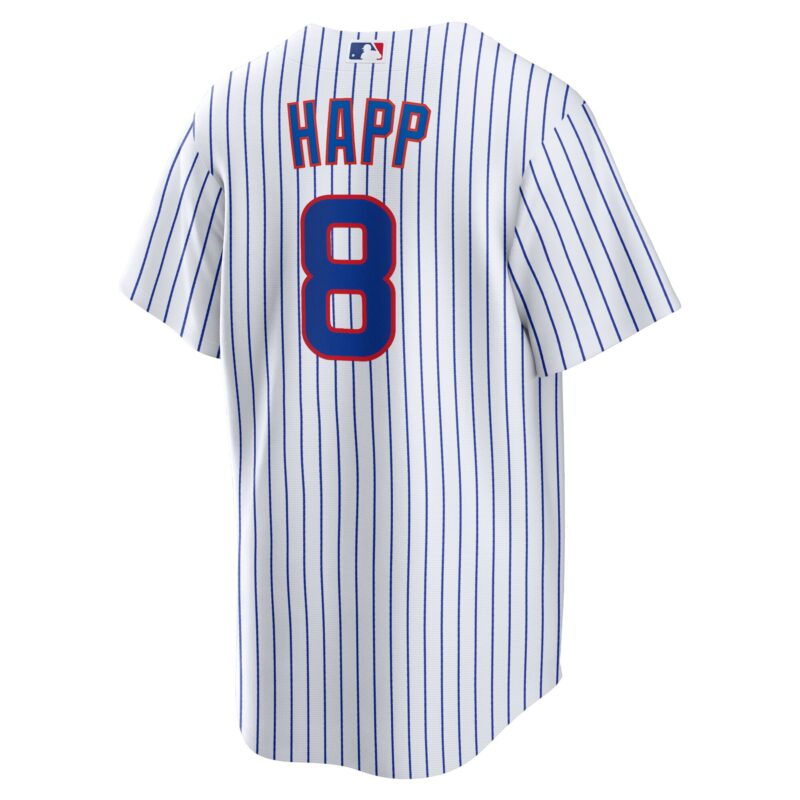 Ian Happ Chicago Cubs Home Jersey - White - Image 3