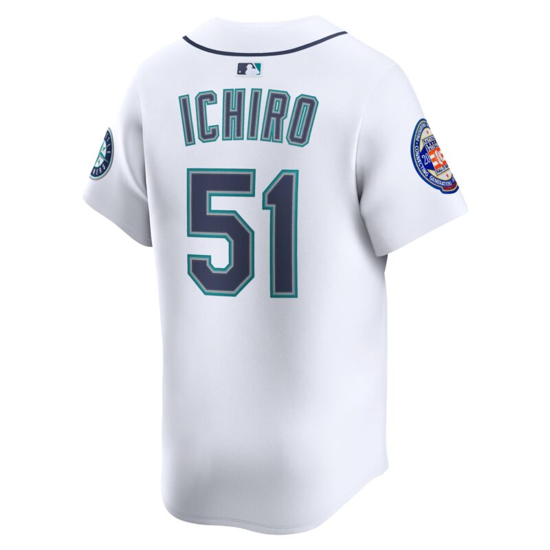 Ichiro Suzuki Seattle Mariners 2025 National Baseball Hall of Fame Home Limited Player Jersey - White - Image 3
