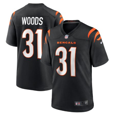 Ickey Woods Cincinnati Bengals Retired Player Game Jersey - Black