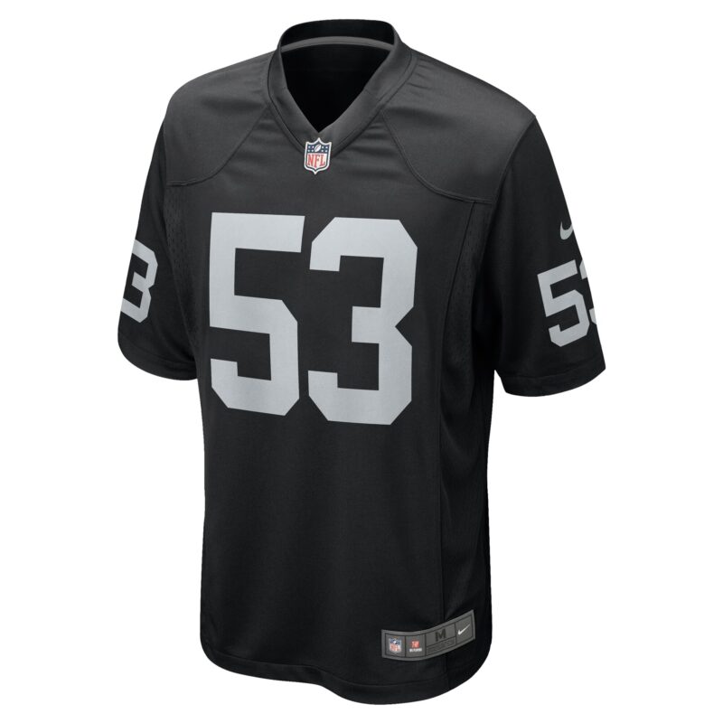 Isaac Darkangelo Las Vegas Raiders Team Game Jersey - Black - Image 2