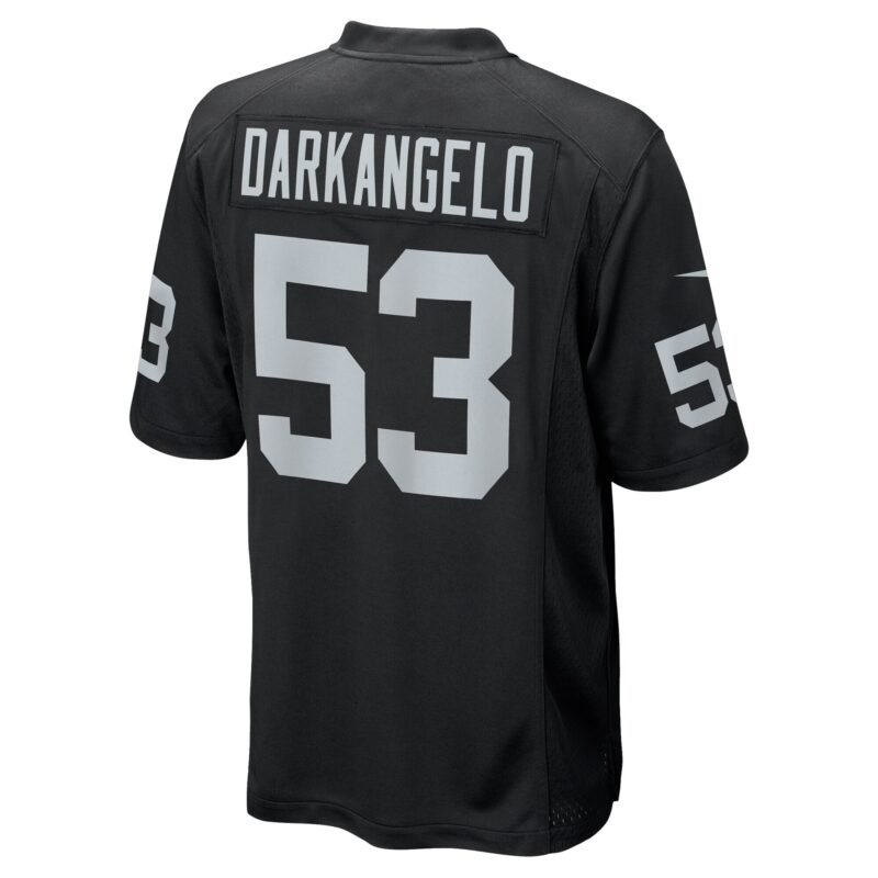 Isaac Darkangelo Las Vegas Raiders Team Game Jersey - Black - Image 3
