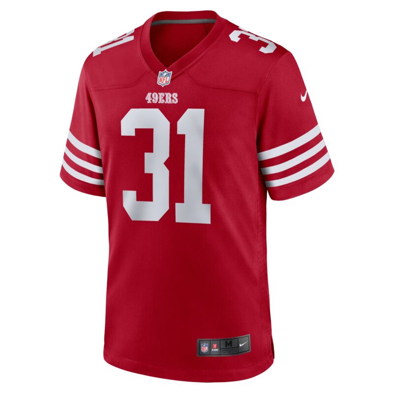 Isaac Guerendo San Francisco 49ers Game Jersey - Scarlet - Image 2
