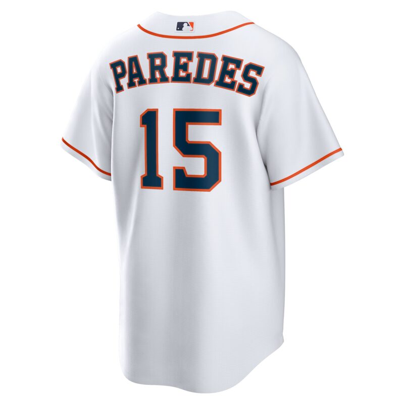 Isaac Paredes Houston Astros Home Jersey - White - Image 3