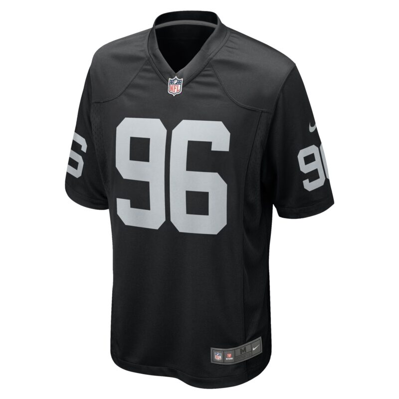 Isaac Rochell Las Vegas Raiders Team Game Jersey - Black - Image 2