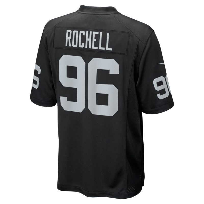 Isaac Rochell Las Vegas Raiders Team Game Jersey - Black - Image 3