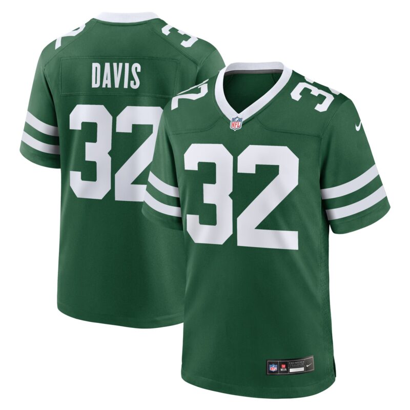 Isaiah Davis New York Jets Team Game Jersey - Legacy Green