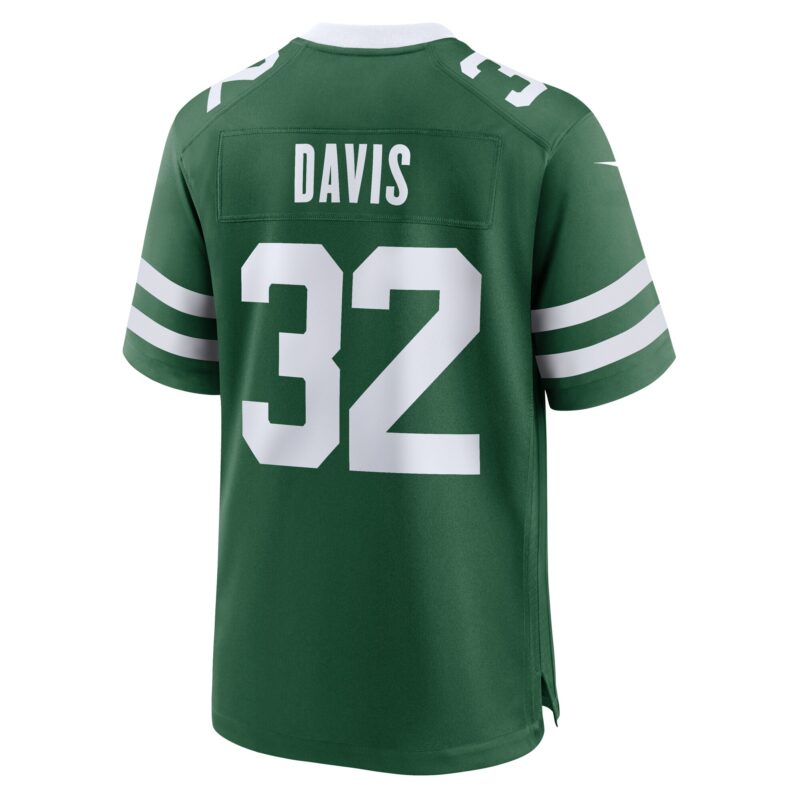 Isaiah Davis New York Jets Team Game Jersey - Legacy Green - Image 3
