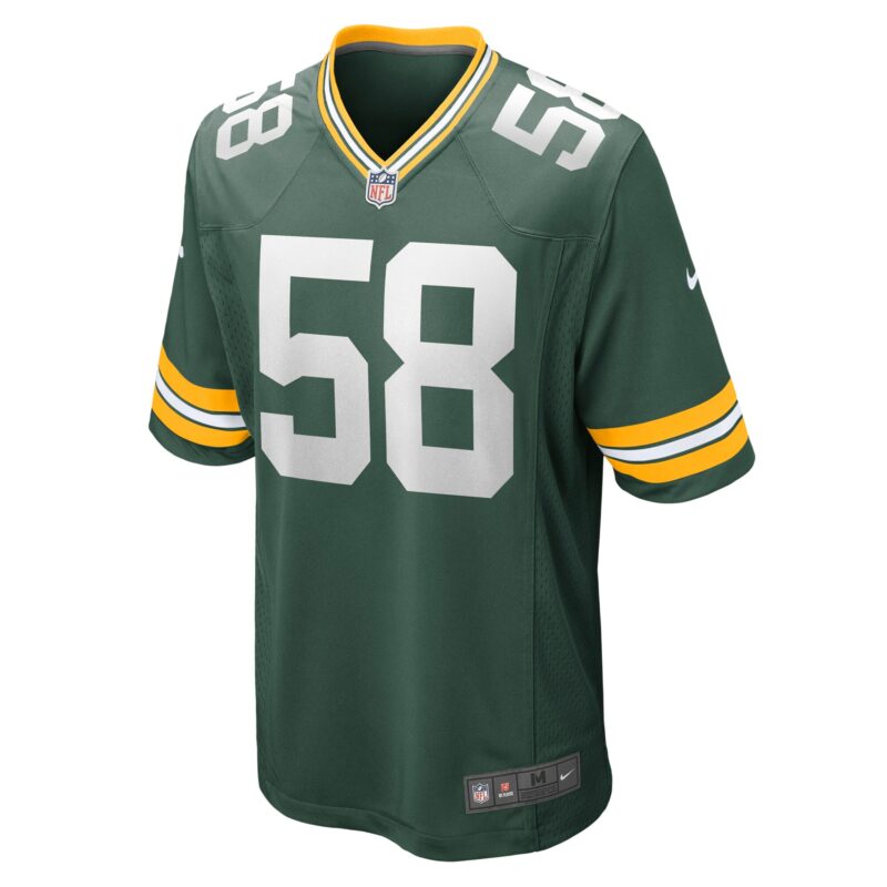 Isaiah McDuffie Green Bay Packers Game Jersey - Green - Image 2