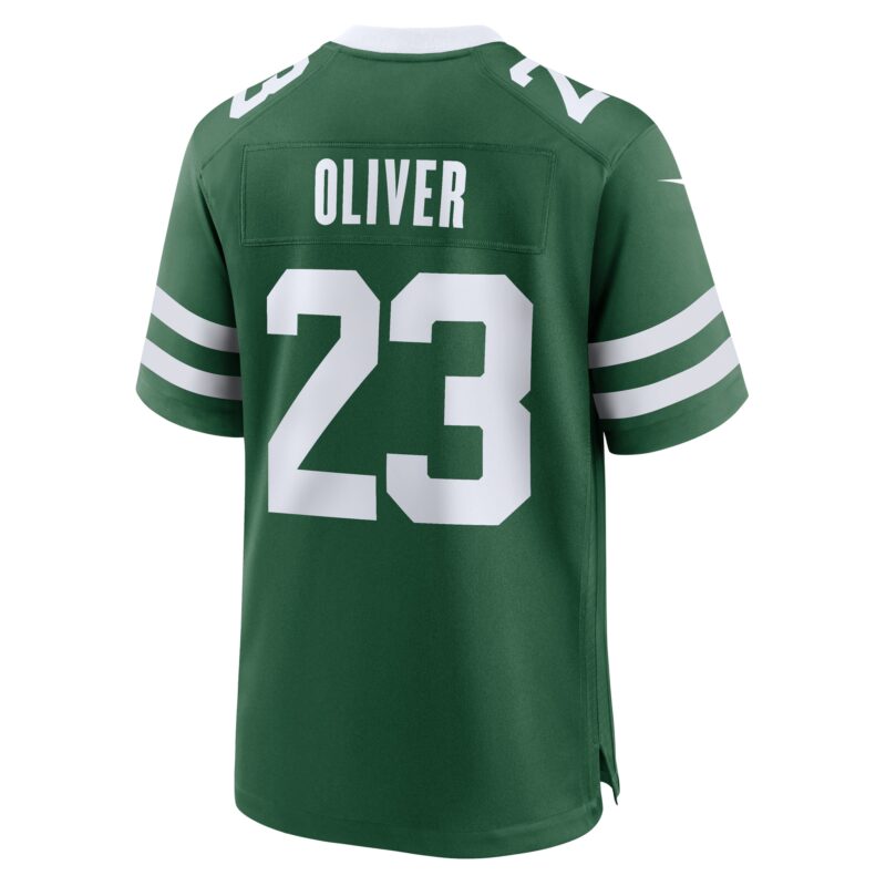 Isaiah Oliver New York Jets Team Game Jersey - Legacy Green - Image 3